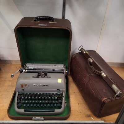 TYPEWRITER & BAG