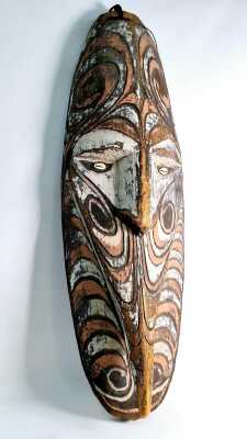 CARVED TIMBER MASK