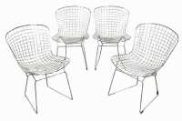 SET OF WIREFRAME CHAIRS