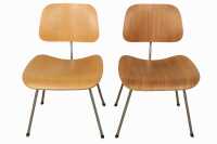 TWO DCM DINING CHAIRS - 2