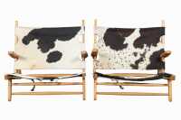 PAIR OF LOWLINE ARMCHAIRS - 2