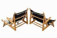 PAIR OF LOWLINE ARMCHAIRS - 3