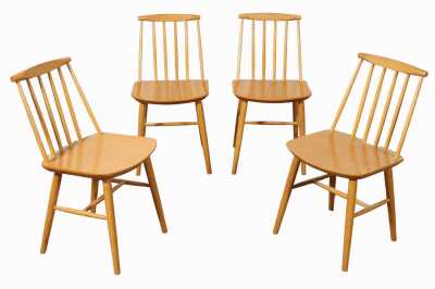 SET OF J77 DINING CHAIRS