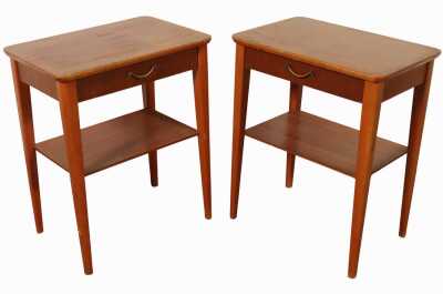 PAIR OF BEDSIDE TABLES