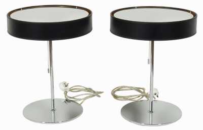 PAIR OF BEDSIDE LAMPS