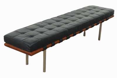 BARCELONA LEATHER BENCH