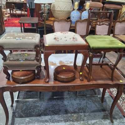 STOOLS AND CHAIR