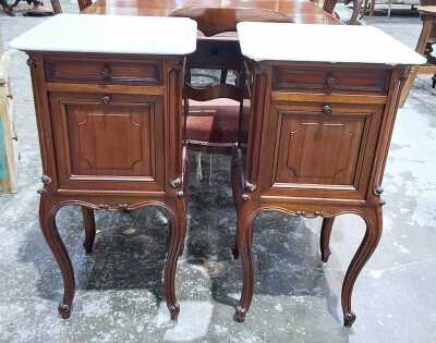 PAIR OF BEDSIDES