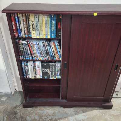 DVDS AND CABINET