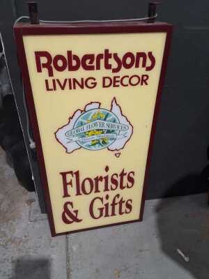 ADVERTISING SIGN