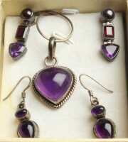 SILVER AMETHYST JEWELLERY