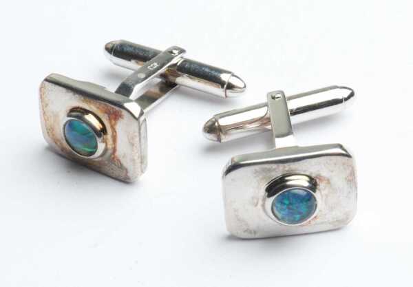 SILVER CUFFLINKS