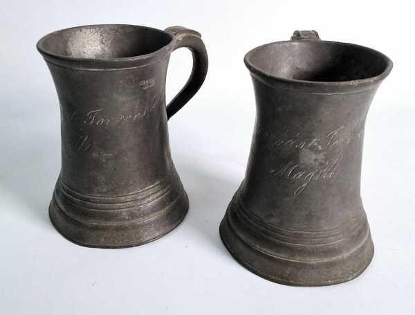 PEWTER TANKARDS
