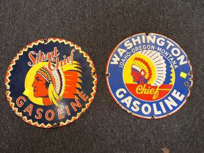 VINTAGE STYLE ENAMEL SIGNS