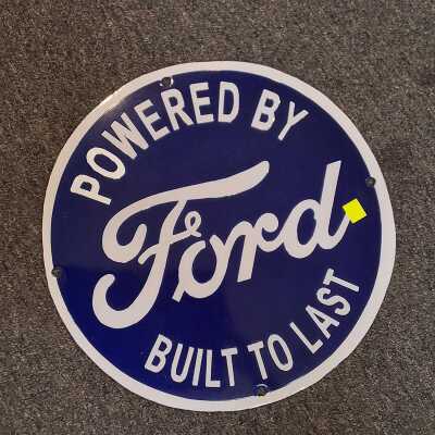 VINTAGE STYLE ENAMEL SIGN