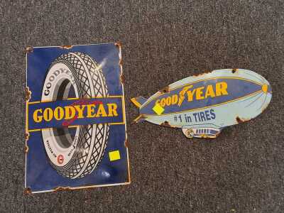 VINTAGE STYLE ENAMEL SIGNS