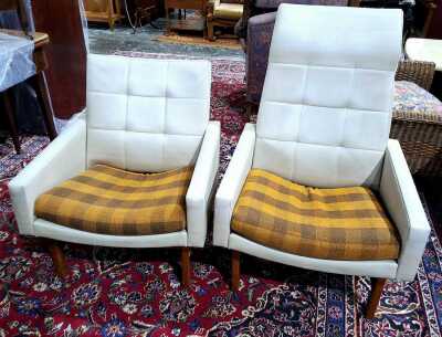 PAIR OF FLER ARM CHAIRS