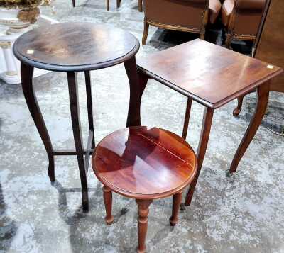 TRIO OF TABLES