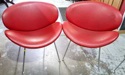 ORANGE SLICE CHAIRS