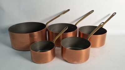 COPPER SAUCEPANS