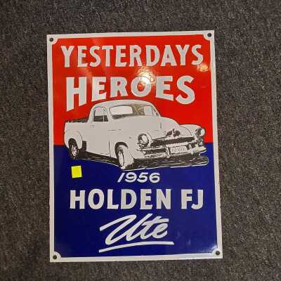 VINTAGE STYLE ENAMEL SIGN