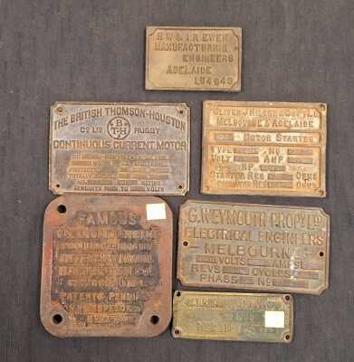 MACHINE PLAQUES