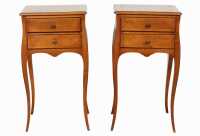 PAIR OF PETITE BEDSIDE DRAWERS