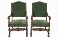 PAIR OF THRONE CHAIRS - 2