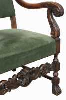 PAIR OF THRONE CHAIRS - 4