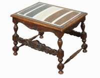 WINGBACK ARMCHAIR & FOOTSTOOL - 5