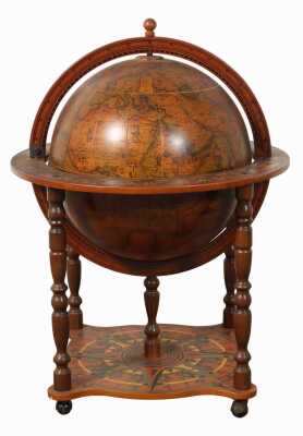 WORLD GLOBE DRINKS TROLLEY