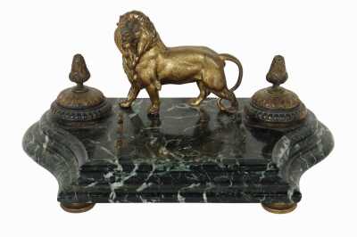 MARBLE INKWELL