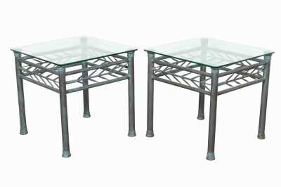 PAIR OF LAMP TABLES