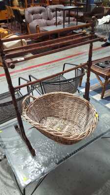 TOWEL RAIL AND BASKET