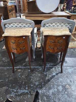 PAIR OF BEDSIDE DRAWERS