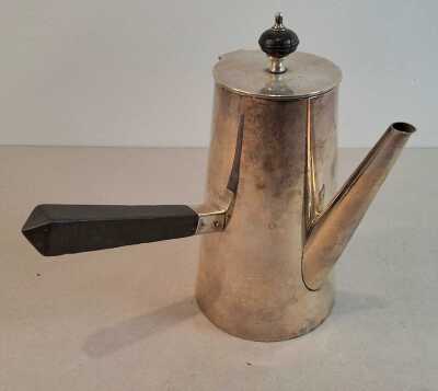 SILVER CHOCOLATE POT
