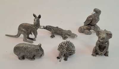 PEWTER ANIMALS