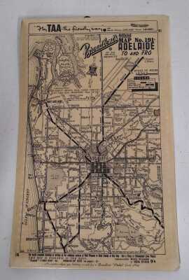 TAA MAP OF ADELAIDE