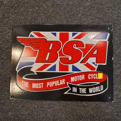 ENAMEL SIGN