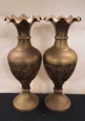 BRASS VASES