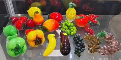 GLASS FRUITS & VEGETABLES