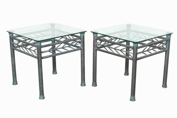 PAIR OF LAMP TABLES