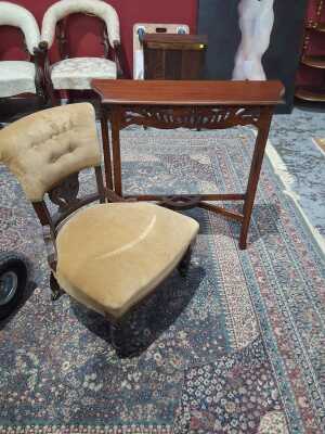 CHAIR AND CONSOLE