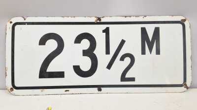 ENAMEL SIGN