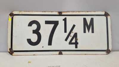 ENAMEL SIGN
