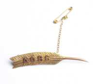 GOLD BROOCH
