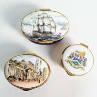ENAMEL PILL BOXES