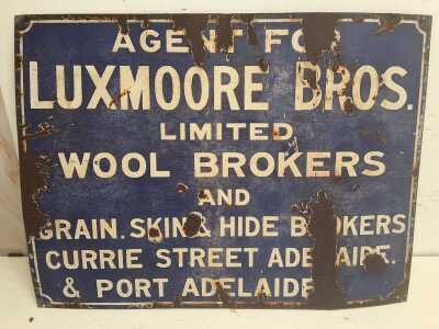 ENAMEL SIGN