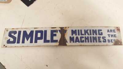 ENAMEL SIGN