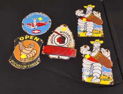 VINTAGE STYLE ENAMEL SIGNS